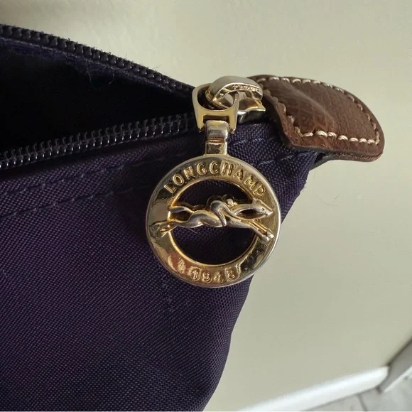 LONGCHAMP Le Pliage Original Large Nylon Tote Bag - Purple/Plum - Picture 4 of 11